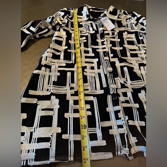 Chico’s Women’s Jacket, Black & White, Size 4 or XS, Multi-Seasonal, Lined, NWT - Picture 5 of 10